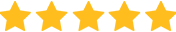 Merchant-displayed review stars